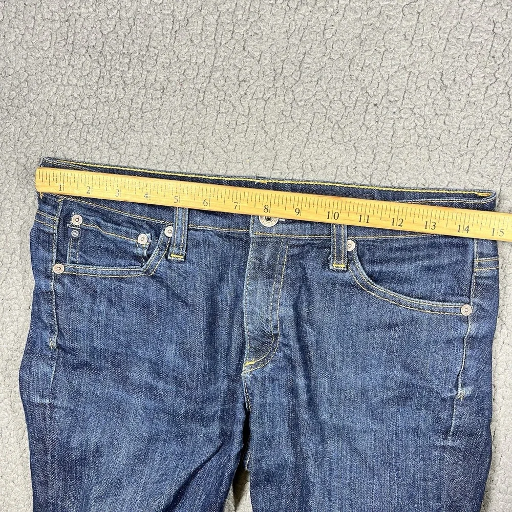 Adriano Goldschmied AG The Ballad Slim Boot Denim Jeans Dark Wash Womens 29R - Picture 7 of 11